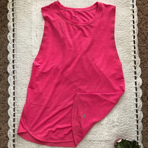 lululemon athletica Tops - Lululemon Hot Pink Muscle Tank